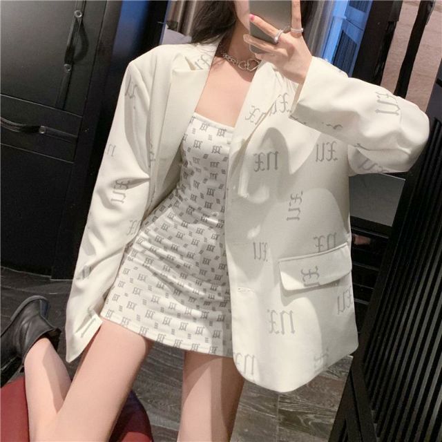 ✨ Set đồ trắng phản quang - Váy đầm body quai trong - Áo khoác vest sang chảnh | BigBuy360 - bigbuy360.vn