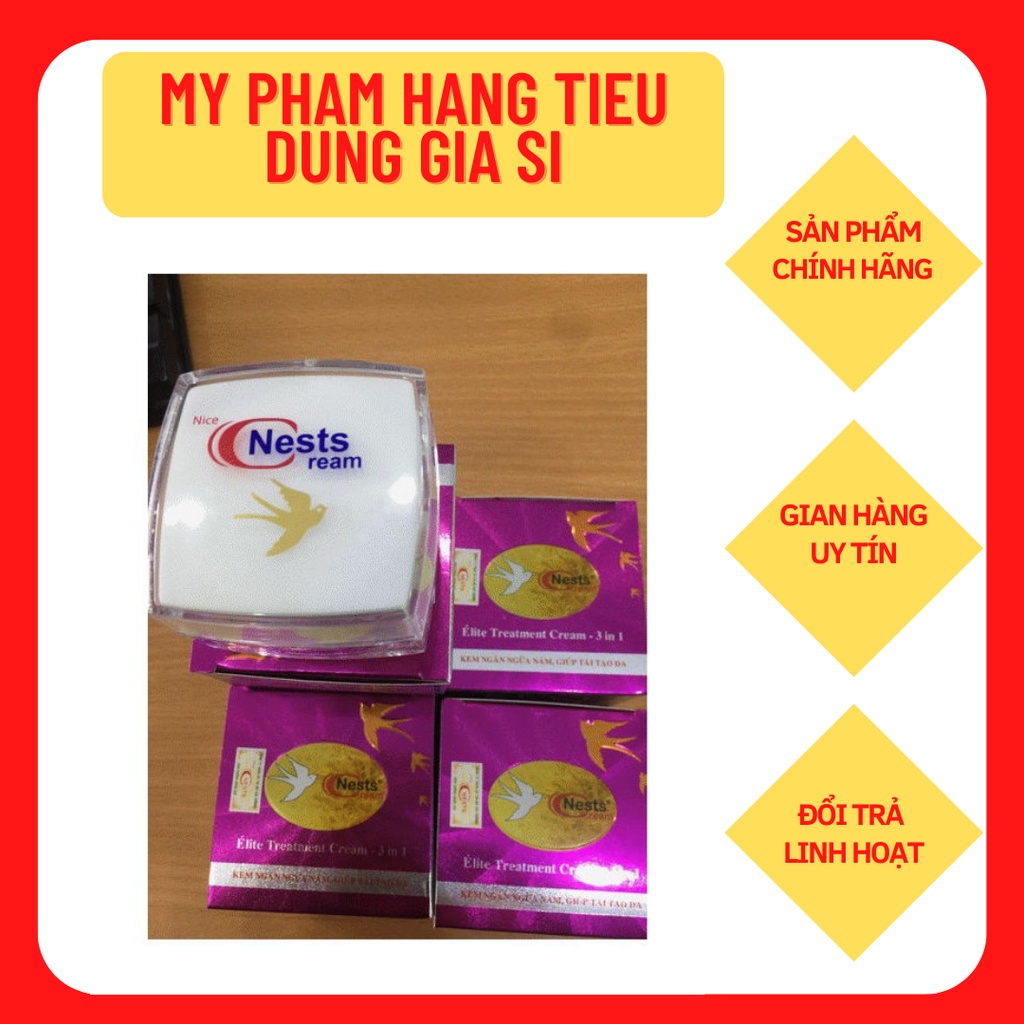 Kem NESTS Ngăn Ngừa Nám , Tái Tạo 3 in 1 Hộp 18g