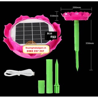 Máy niệm phật năng lượng mặt trời kèm thẻ nhớ 8g hàng A