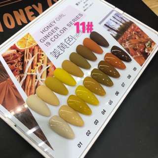 Set sơn 9 chai cao cấp honey girl