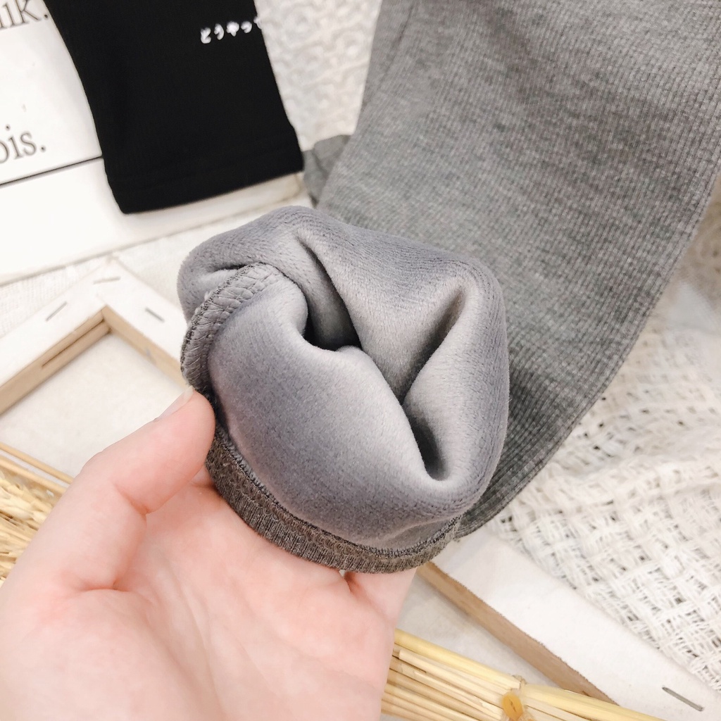 Quần legging bé gái, quần lót lông cho bé siêu ấm áp mặc thu đông 21016