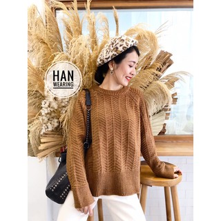 [Ảnh Thật] - Áo Len Nâu Xuất Dư HM