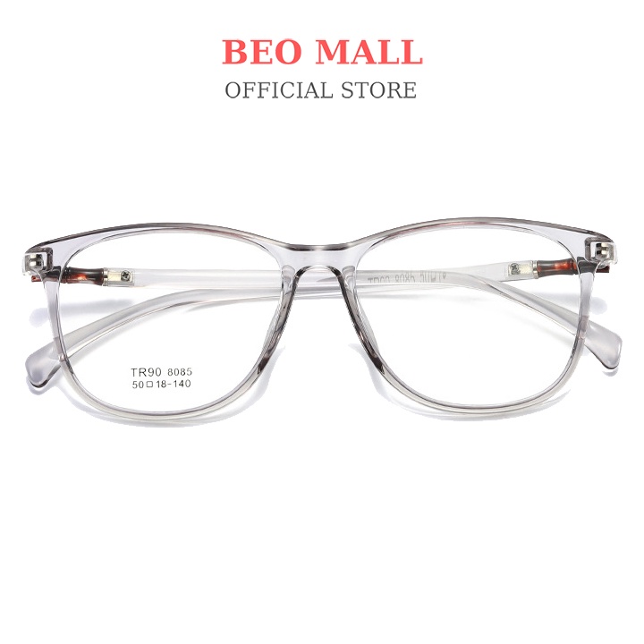 Gọng kính nam BEOMALL chất liệu nhựa siêu bền thiết kế vuông mạnh mẽ khỏe khoắn phù hợp nhiều mặt 8085
