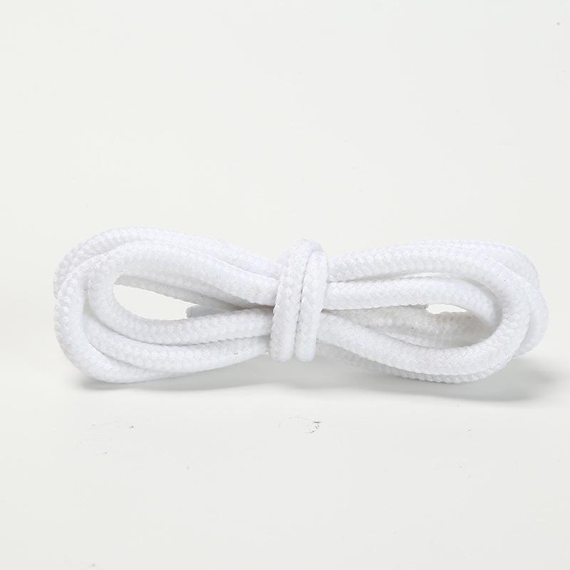 1 Cặp Dây Giày Thể Thao Bằng Polyester Hình Tròn Nhiều Màu Sắc