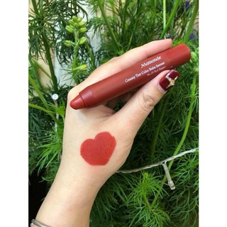 Son Mamode bút chì Creamy Tint Color Balm Intense Red Apple