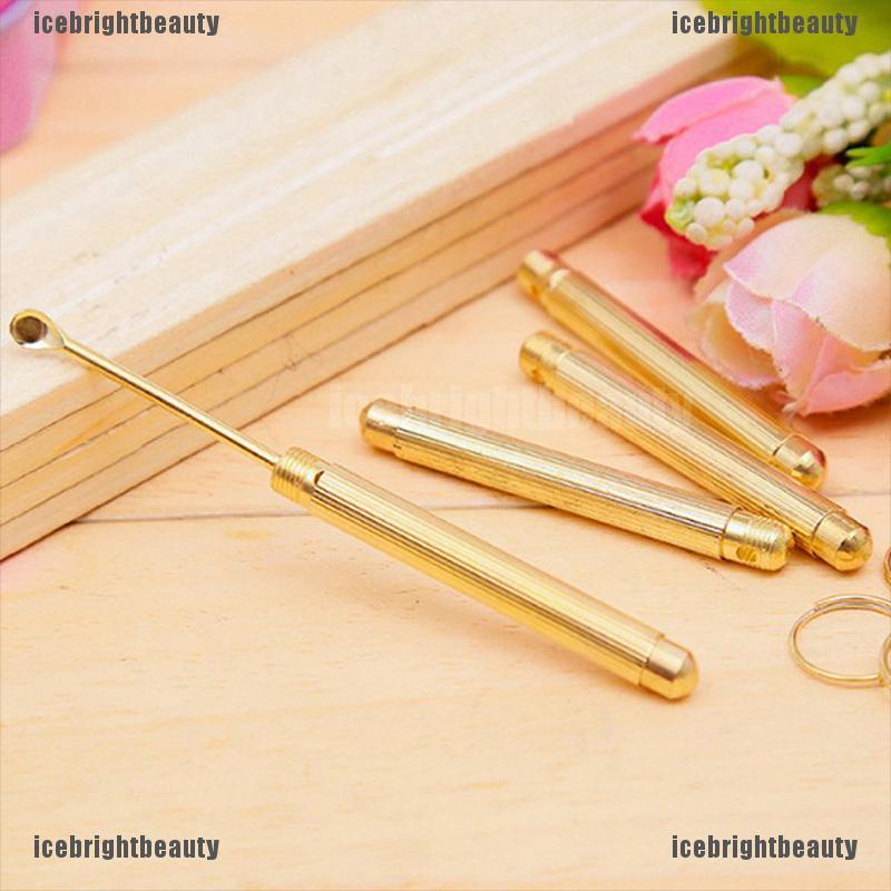 Dụng Cụ Lấy Ráy Tai Bằng Vàng Gấp Gọn Tiện Lợi