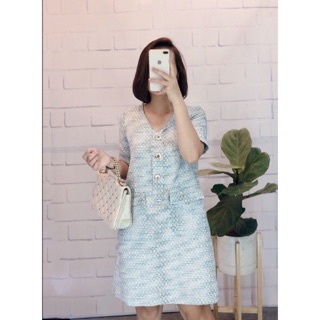 SALE 40% Đầm tweet dáng suông
