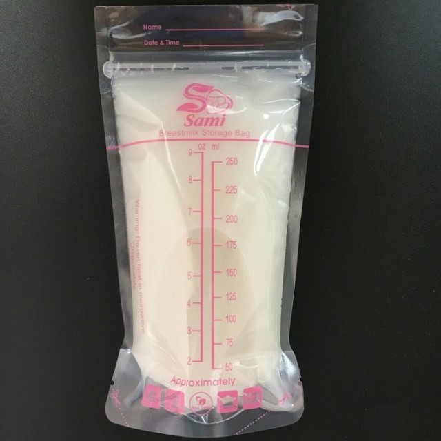 (Tặng bút) Hộp 50 Túi trữ sữa 250ml an toàn cho Bé SAMI (Công nghệ Nhật Bản) #4