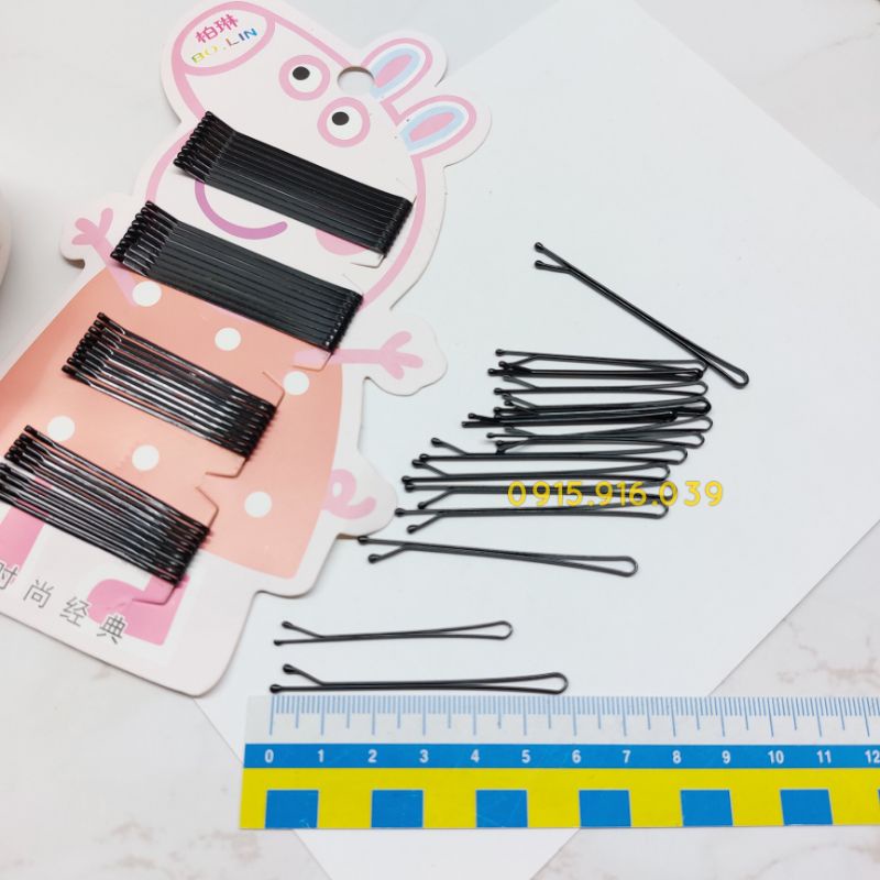 Set Kẹp Tóc Đen, Kẹp Tóc Tăm