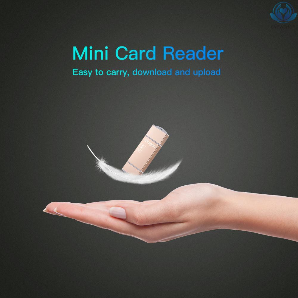 【enew】TF Card Reader SD/TF Card Reader Adapter for /Android/PC