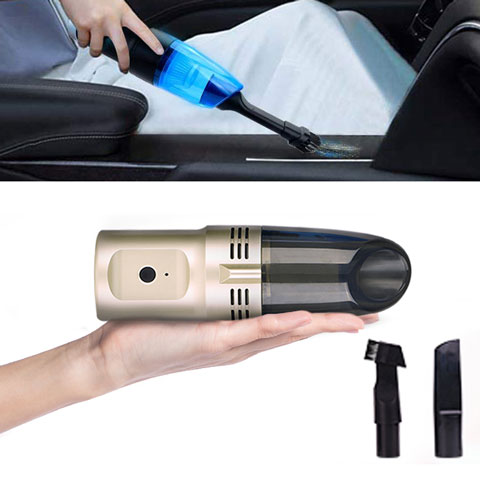 Máy hút bụi cầm tay dành cho ô tô &amp; gia đình Máy hút bụi cầm tay có thể sạc lại không dây USB Khô ướt sử dụng kép Máy hút bụi COD 2021