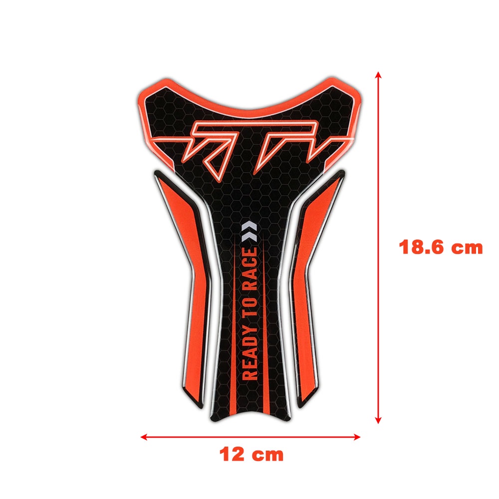 Miếng Dán Bảo Vệ Nắp Bình Nhiên Liệu Cho Xe Mô Tô KTM Duke 390 125 1190 Adventure Rc Exc 690 990 1290 200 3M