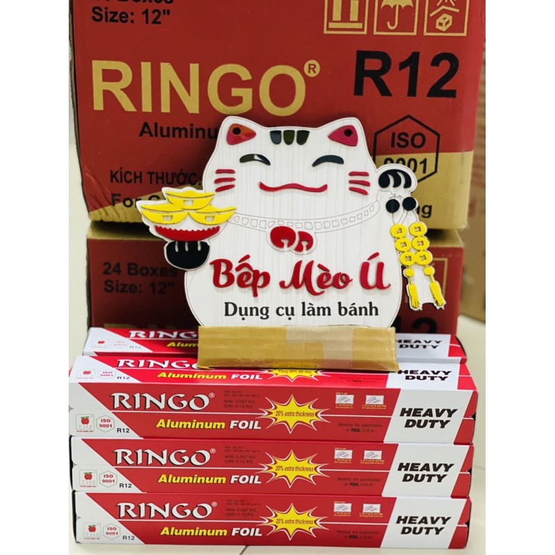 Giấy bạc Ringo R12 5mx30cm dùng để bọc và nướng thực phẩm