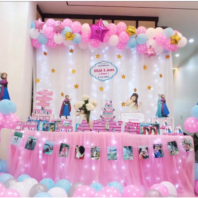 Rèm Vải Voan Trang Trí Sinh Nhật