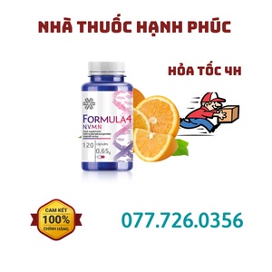 [ CHÍNH HÃNG ] - Thực phẩm Siberian novomin FORMULA 4, hỗ trợ ngăn oxy hóa , bảo vệ tế bào cơ thể - Hộp 120v