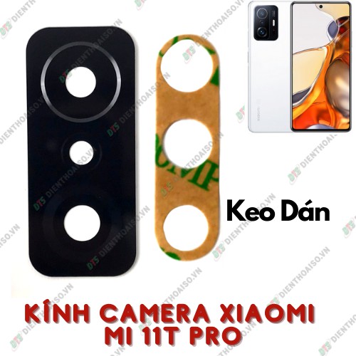 Kính camera xiaomi mi 11t pro kèm keo dán