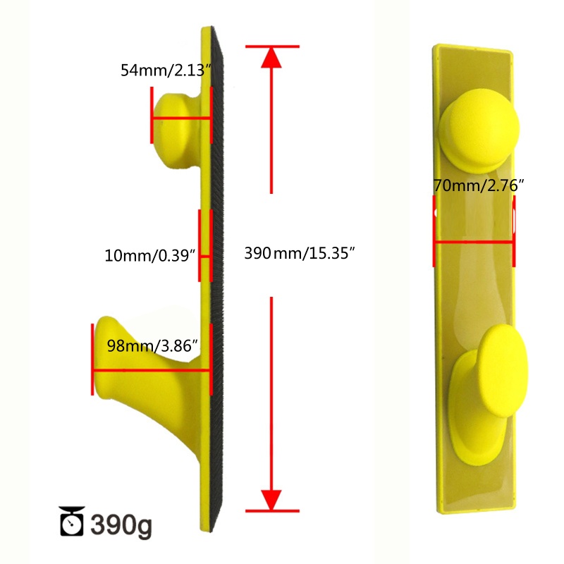 Khối Chà Nhám Đánh Bóng Cầm Tay Có Móc