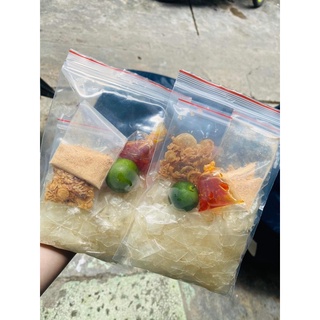 Bánh tráng sate hành phi