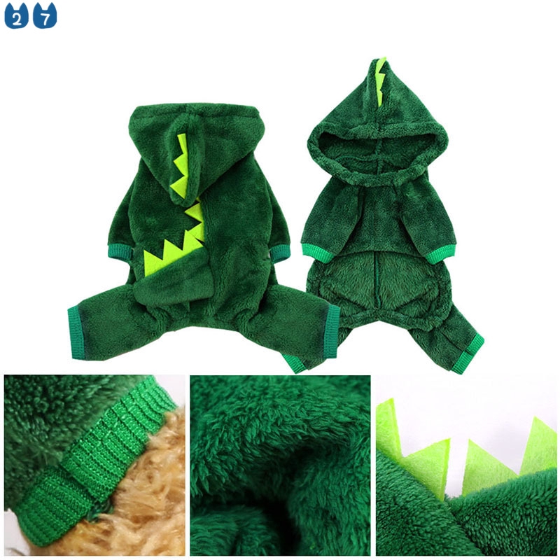 Đồ Bộ Hóa Trang Khủng Long Đáng Yêu Dành Cho Thú Cưng