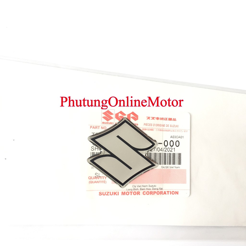 Logo Chữ S Suzuki -Phụ tùng chính hãng