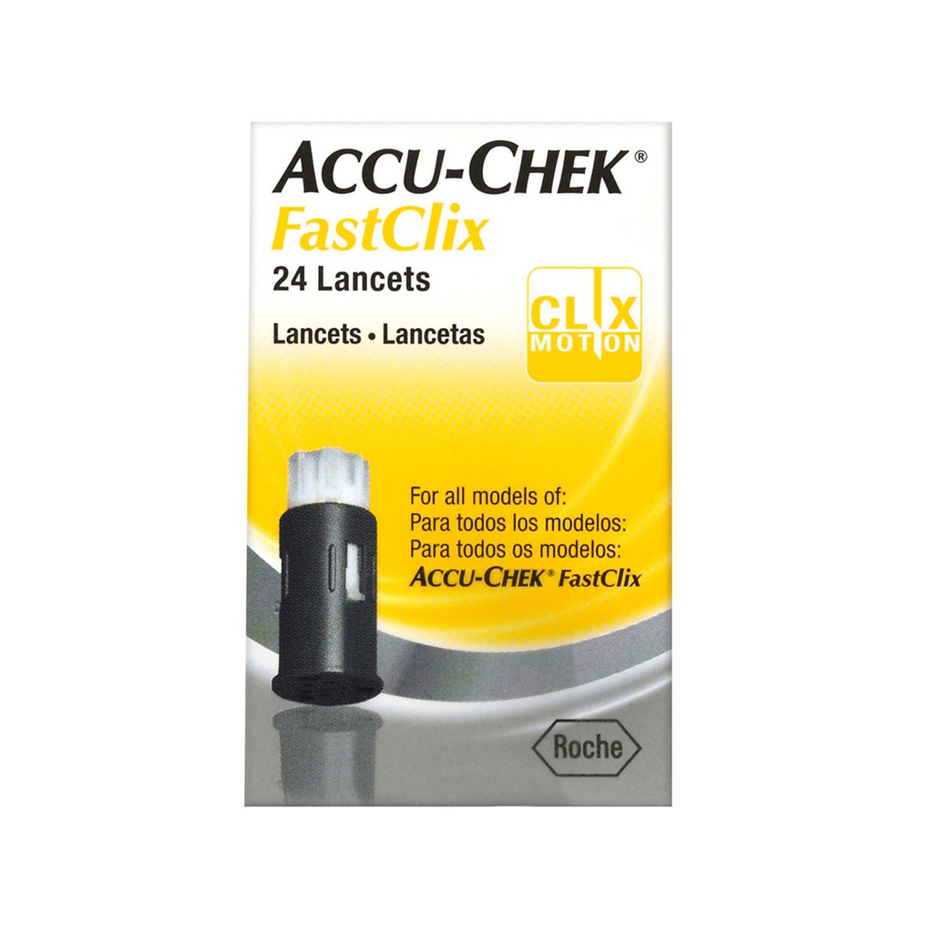 Kim lấy máu Accu-chek Fastclix (24 kim) - 4 cục