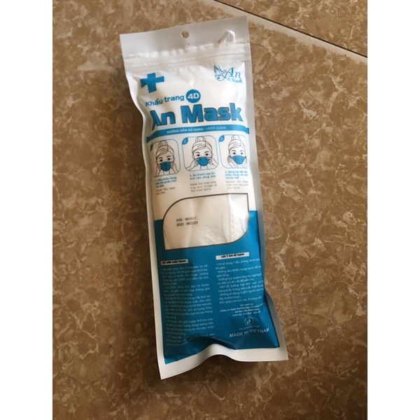[Giá Sỉ] Thùng 300 chiếc Khẩu Trang 4D Mask 4 Lớp Kháng Khuẩn KF94 Công Nghệ Hàn Quốc (60 túi kèm ảnh thật)