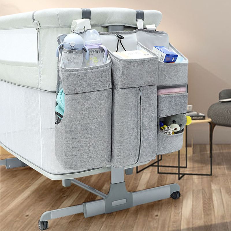 Túi Đựng Vật Dụng Treo Nôi Em Bé Tiện Lợi