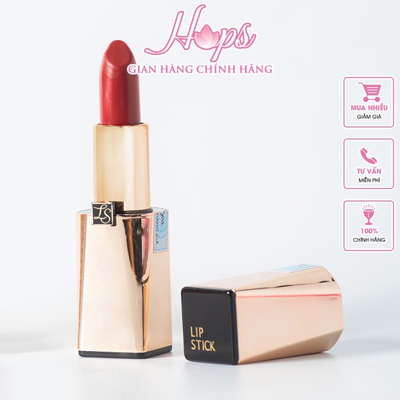 Son Hops Matte Lipstick - Son Môi Trang Điểm Chuyên Nghiệp Siêu Lì Mịn 5gr HSE