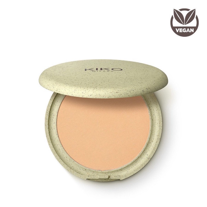 Phấn phủ  97% thành phần có nguồn gốc từ nguyên liệu có nguồn gốc tự nhiên -Kiko Green Me Face Powder - Edition 2022