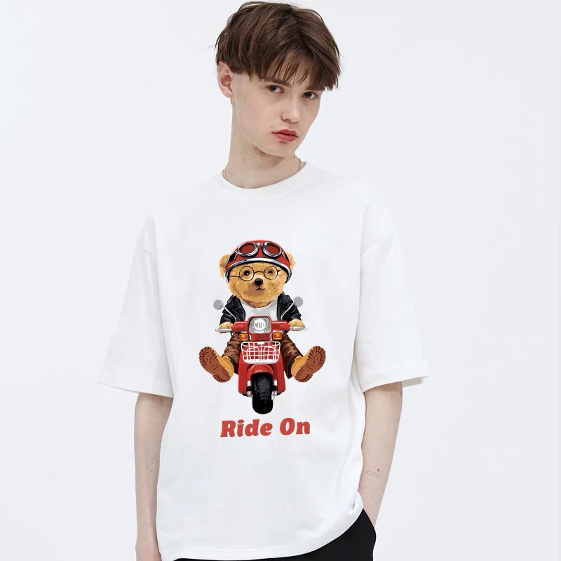 Áo thun NaSa Unisex Basic Tee 100% Cotton, phông trơn nam nữ tay lỡ oversize form rộng - AT09