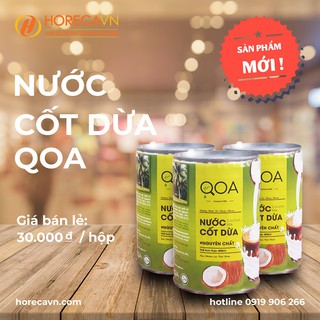 Nước Cốt Dừa QOA 400ml - Hương Vị Dừa Non