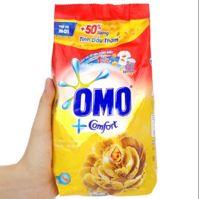 Bột giặt OMO 800g và OMO COMFORT 720g