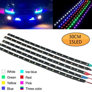 Dải 15 LED 30Cm Linh Hoạt Chống Thấm Nước Trang Trí Xe Hơi