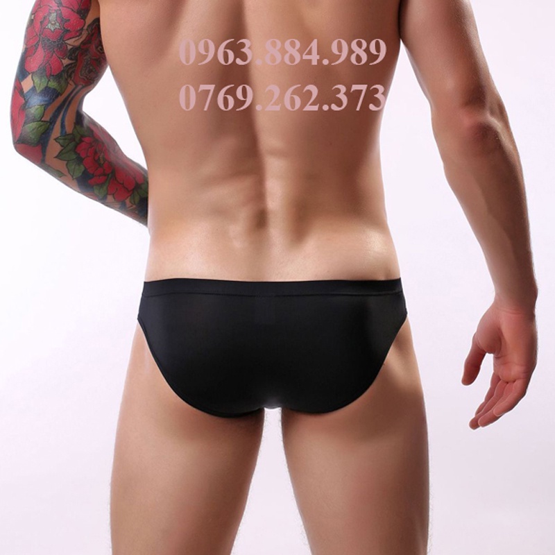 Quần lót nam dạng tam giác SX.04 chất thun lạnh đen, trắng cho anh em