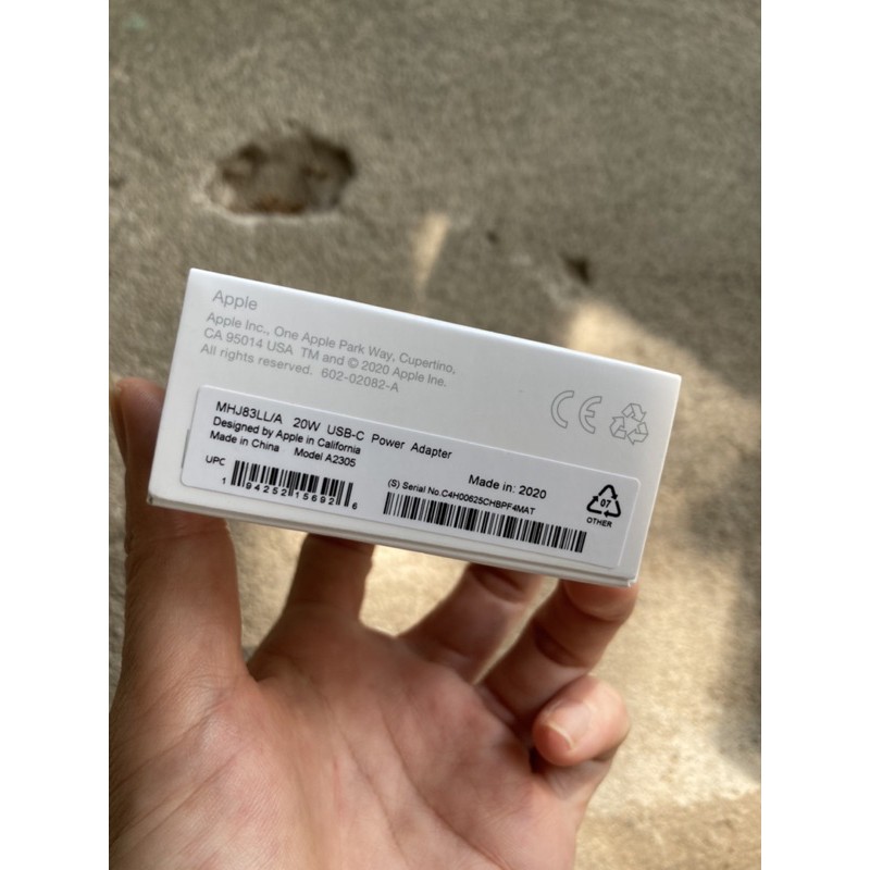 🔜❌CÓC SẠC 20W ZIN BOX MỚI