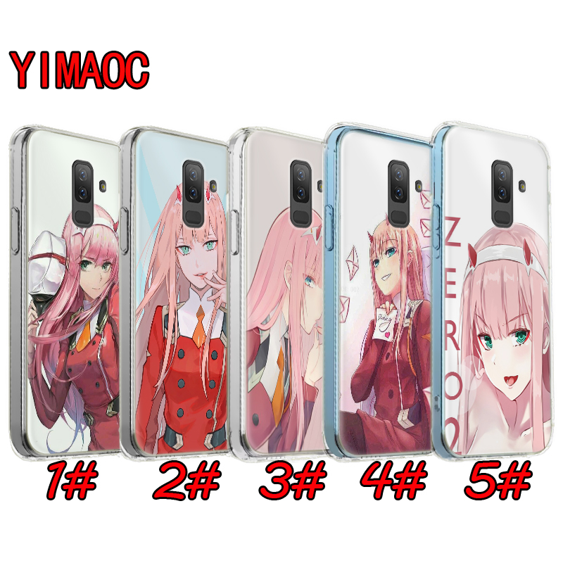 Samsung J2 Prime J4 2018 Core J5 Prime J6 Pluse J7 J8 TPU transparent Soft case 20GBY franxx wiki zero two anime