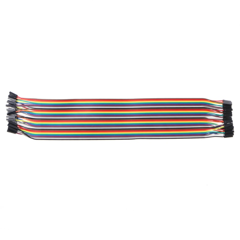 Set 40 Dây Cáp M-F M-M F-F Nhiều Màu Sắc Dùng Để Làm Bảng Mạch Breadboard
