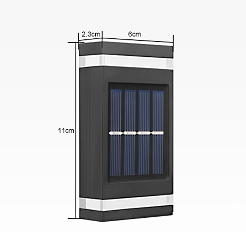 1/2/4 Đèn LED Năng Lượng Mặt Trời Chống Thấm Nước Trang Trí Sân Vườn Ngoài Trời
