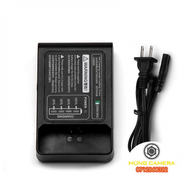 Sạc pin Godox VC18 cho Flash GODOX V850/V860 chính hãng