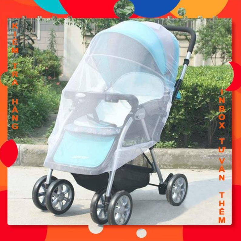 Mùng chống muỗi cho xe đẩy em bé kích thước 150cm tiện ích - thuyhasho