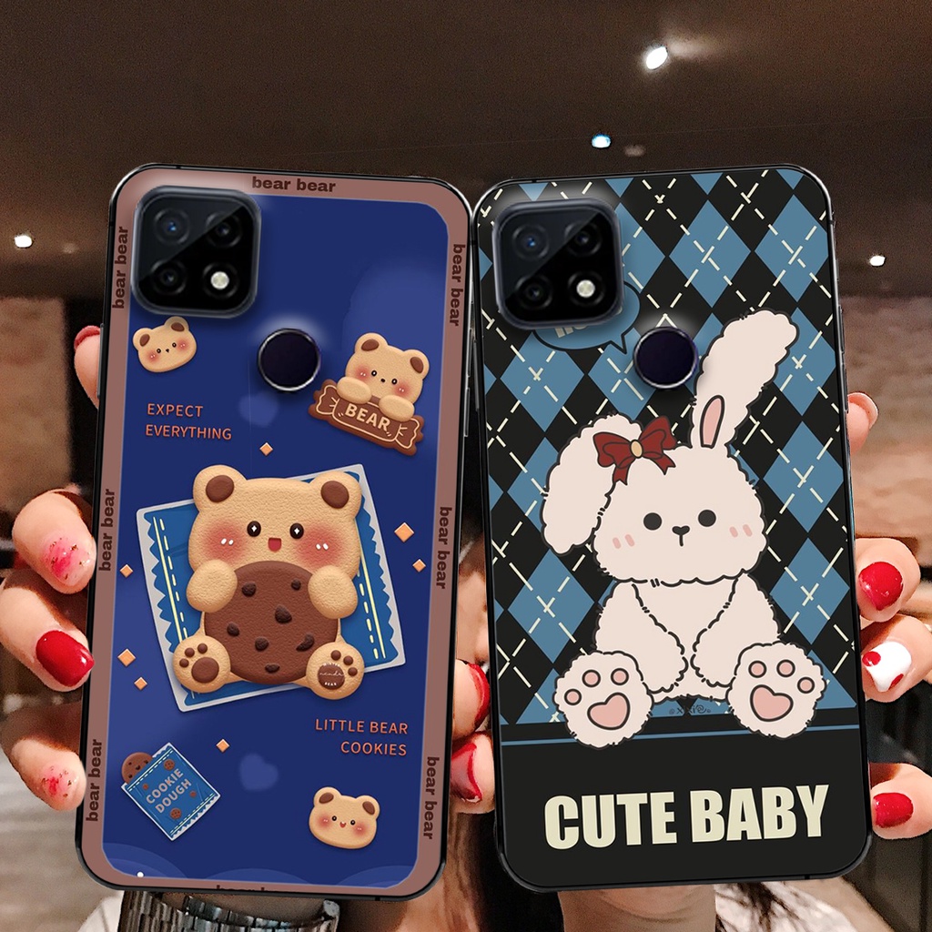 Ốp lưng Realme C20 / Realme C21Y / Realme C25 / Realme C25S in hình cute, mẫu chú gấu siêu đẹp- GIÁ RẺ