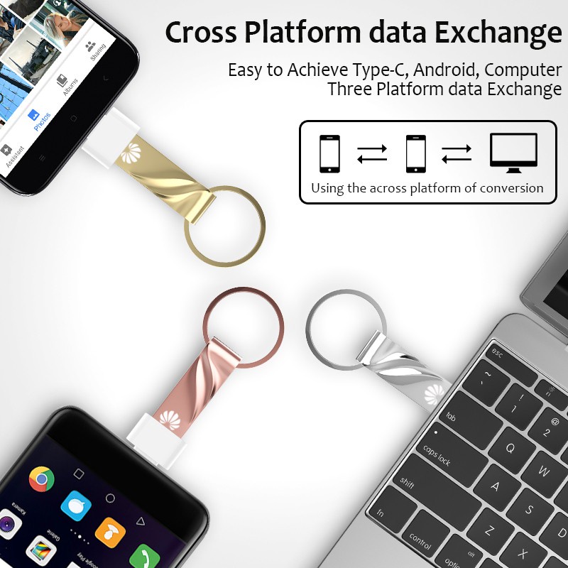 Usb 3.0 2TB 16GB 128GB Tốc Độ Cao Bằng Kim Loại Chống Nước