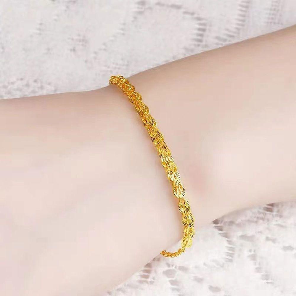 Vòng Tay Bằng Thép Titan Phong Cách Retro Đơn Giản Thời Trang Cho Nữ