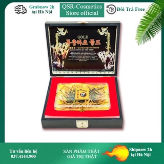 Đông trùng hạ thảo nguyên con 45gr hàn quốc hộp gỗ - hàng cao cấp