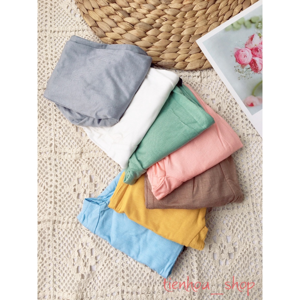 Quần dài thun lạnh đắp đũng mặc tả mềm mịn mát cho bé trai, bé gái từ 5-21kg