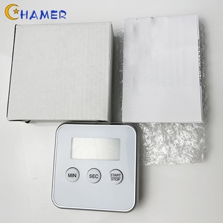 CHAMER- ~Electronic timer Digital LCD  timer kitchen timer kitchen clock stopwatch【CHAMER-Home】