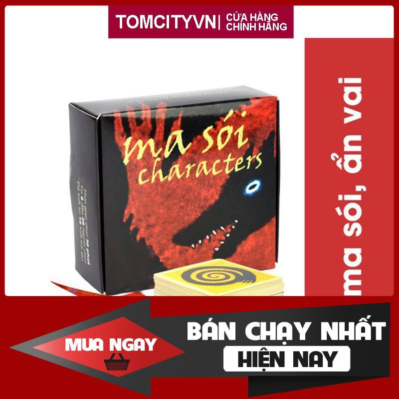 Thẻ bài Ma sói Character Việt Hóa Boardgame Hấp Dẫn