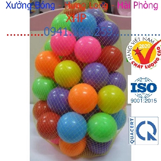 100 QUẢ BÓNG NHỰA MỀM AN TOÀN CHO BÉ (HÀNG VIỆT NAM CHẤT LƯỢNG CAO) bóng nhựa cho bé,nhà banh,nhà bóng