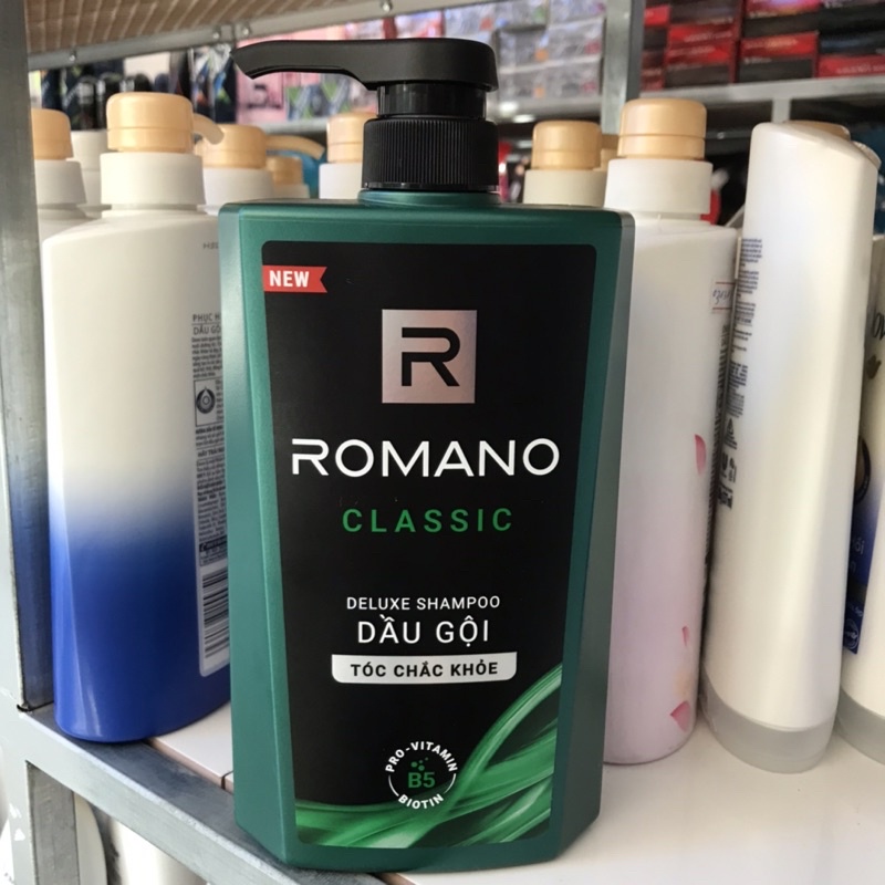 Dầu gội hương nước hoa Romano Classic tóc chắc khoẻ 650g