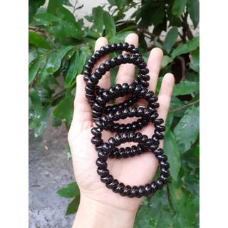 Combo 10 cột tóc lò xo màu đen (cở 5cm)